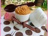 Mousse aux spéculoos et sa cuillère en chocolat aux épices