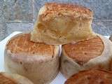 Muffins aux pommes caramélisées et petits sablés