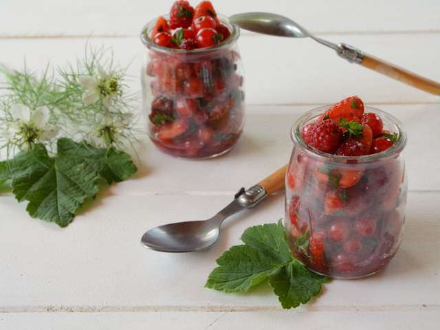 Les Meilleures Recettes De Salade De Fruits Rouges Et Menthe