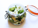 Pickles de courgettes au piment