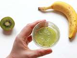 Smoothie banane kiwi…à boire sans paille