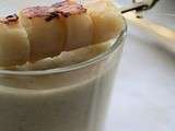 Crème d’endives et pétoncles