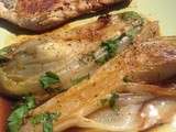 Endives déglacées au jus de pamplemousse