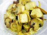 Nouveau du tofu en vente au jardin