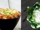 Soufflé de chou-fleur et gorgonzola
