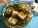 Tofu mariné à la provençale