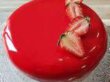 Entremet à la fraise et vanille de Tahiti