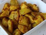 Pommes de terre au curry dorées au four
