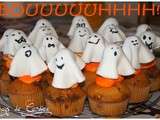 Cupcakes Fantômes pour Halloween
