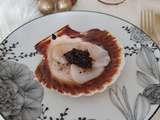 Carpaccio de St Jacques aux agrumes et Caviar