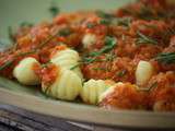 Gnocchis, sauce au chorizo & poivrons