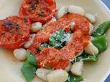 Lundi c’est veggie : Gnocchis, coulis de poivrons & haricots plats