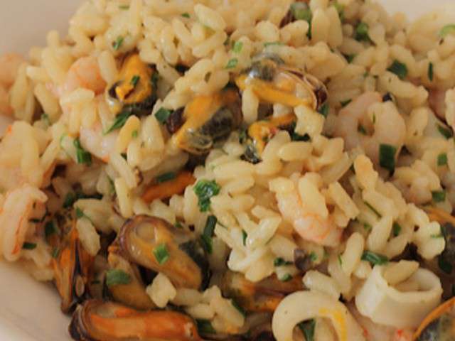 Recettes de Risotto et Fruits de mer