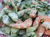 Salade nordique aux crevettes