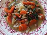 Soupe rustique aux légumes et saucisses de Toulouse