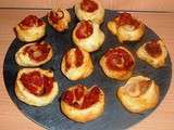 Feuilletés tomates séchées/jambon cru