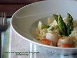 Risotto aux asperges et aux noix de Saint-Jacques
