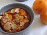 Clafoutis aux abricots, miel et amandes