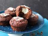Muffins chocolat, coeur noix de coco