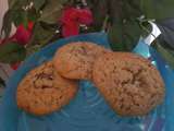 Biscuits cookies moelleux crème de marron chocolat