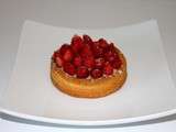 Tartelette aux Fraises des Bois, Crème Pâtissière Verveine