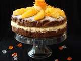 Gâteau  au chocolat et a l'orange