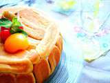 Charlotte aux fruits au sirop & au mascarpone