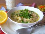 Chorba beida (soupe blanche algéroise aux vermicelles)