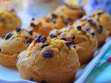 Cookies muffins noix & pépites de chocolat