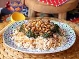 Riz aux épinards et à la viande recette libanaise