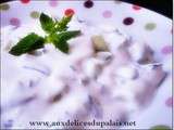 Salade libanaise concombre au yaourt facile
