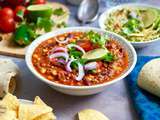 Soupe mexicaine aux haricots rouges (taco soup)