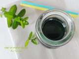Sirop de menthe fraîche maison