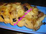 Cake express myrtilles/bananes/rhum raisins au micro -ondes