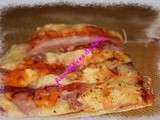 Pizza jambon au piment d'espelette