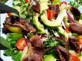 Salade légère de gésiers confits