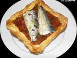 Tartelette à la compotée de ratatouille et sardines