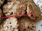 Cookies sans gluten à la farine de châtaigne, noisettes et chocolat avec ou sans Cooking Chef