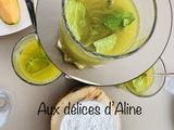 Jus frais citron, menthe, pomme et concombre