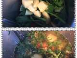 Soupe de légumes, céleri branches, carottes pommes de terre Thermomix ou autres robots