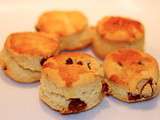 Mini scones aux raisins sec