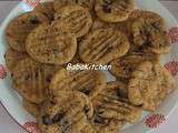 Cookies au chocolat et beurre de cacahuètes