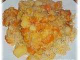 Curry végétarien, aux carottes, chou fleur et pomme de terre