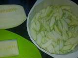 Dessert : flan de courgettes