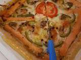 Friday's pizza : aux légumes et saumon