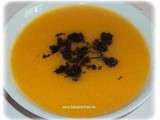 Soupe veloutée aux carottes et chou fleur, soupçon de persil