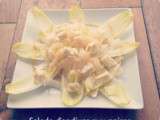 Salade d'endives aux poires & au camembert