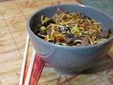 Nouvel an Chinois : Wok de Boeuf, légumes et champignons noirs