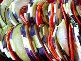 Tian aubergines-chorizo