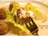 Boulettes de thon et sauce au citron